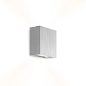 LED Wall luminaire CENTRAL 2.0, Up&Down, 8W 2700K, CRi >90, dimmable, aluminum brushed