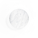 LED Wall luminaire MILES 2.0 ROUND, indirect, � 19cm, 8W 3000K, CRi >90, dimmable, marble white