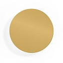 LED Wall luminaire MILES 3.0 ROUND, indirect, � 26cm, 8W 2700K, CRi >90, dimmable, gold