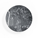 LED Wall luminaire MILES 3.0 ROUND, indirect, � 26cm, 8W 3000K, CRi >90, dimmable, marble black