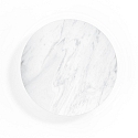 LED Wall luminaire MILES 3.0 ROUND, indirect, � 26cm, 8W 2700K, CRi >90, dimmable, marble white
