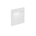 V�gindbygningslampe ORIS WALL REC 1.3 / 350/700MA down, konstant str�m, indirekte IP20, hvid mat 