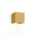 V�glampe BOX 1.0 ensidig IP20, guld d�mpbar