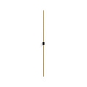 LED Design Wall luminaire FINLIN 2.0, 105cm, 12W 3000K, CRi >90, dimmable, black gold