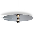 Wever & Ducr� Wall luminaire MIRRO WALL 3.0, mirror � 75cm, E27 (excl.), black chrome