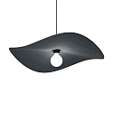 pendant luminaire WAVE SOFT 1.0 E27 IP20, anthracite