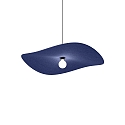 pendant luminaire WAVE SOFT 3.0 E27 IP20, indigo blue