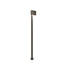 Udend�rs lampe KIOSK 1.1 1-flamme, justerbar, uden sokkel IP65, bronze, mat d�mpbar