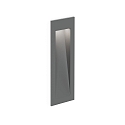 V�gindbygningslampe ORIS OUTDOOR WALL REC 0.7 / 350/500/700MA down, konstant str�m, indirekte IP65, gr�, mat 