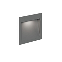Udend�rs indbygningslampe ORIS OUTDOOR WALL REC 1.3 down, konstant str�m, indirekte IP65, gr� 