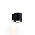 Udend�rs wall luminaire TUBE 1.0 ensidig GU10 IP65, sort d�mpbar