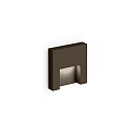 Udend�rs indbygningslampe RETO OUTDOOR WALL REC 0.8 IP65, bronze 