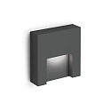 Udend�rs wall luminaire RETO OUTDOOR WALL SURF 1.3 IP65, antracit d�mpbar