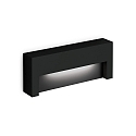 Udend�rs wall luminaire RETO OUTDOOR WALL SURF 2.0 IP65, sort mat d�mpbar