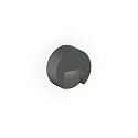 Udendørs wall luminaire RETO ROUND WALL SURFACE OUTDOOR 0.8 rund IP65, antracit dæmpbar