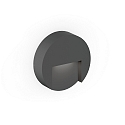 Udendørs wall luminaire RETO ROUND WALL SURFACE OUTDOOR 1.3 rund IP65, antracit dæmpbar