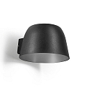 Udend�rs wall luminaire SWAM 1.0 IP65, sort d�mpbar