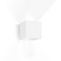 Udend�rs wall luminaire BOX 2.0 up / down, Kubusform, justerbar IP65, hvid d�mpbar