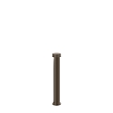 outdoor luminaire GATE 2.0 2 flames, round, without socket IP65, bronze dimmable
