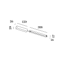 LED driver STREX 48V surface-mounted version, black