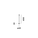 Wever & Ducr� Lampesokkel STIPO POLE 400, antracit