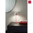 Zafferano table lamp  POLDINA x PEANUTS IP65, red dimmable
