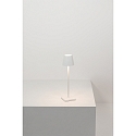 Zafferano Batteri bordlampe POLDINA MICRO IP65, hvid d�mpbar