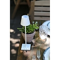 Zafferano Batteri bordlampe POLDINA MICRO IP65, hvid d�mpbar