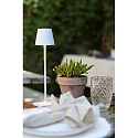 Zafferano Batteri bordlampe POLDINA MICRO IP65, hvid d�mpbar