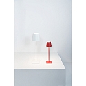 Zafferano Batteri bordlampe POLDINA MICRO IP65, r�d d�mpbar