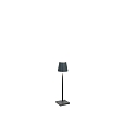 Batteri bordlampe POLDINA MICRO IP65, m�rkegr� d�mpbar