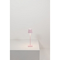 Zafferano Batteri bordlampe POLDINA MICRO IP65, pink d�mpbar