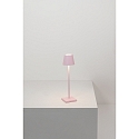 Zafferano Batteri bordlampe POLDINA MICRO IP65, pink d�mpbar