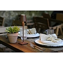 Zafferano Batteri bordlampe POLDINA MICRO IP65, corten d�mpbar