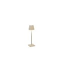 Batteri bordlampe POLDINA MICRO IP65, sandy d�mpbar