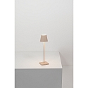 Zafferano Batteri bordlampe POLDINA MICRO IP65, sandy d�mpbar