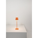Zafferano Batteri bordlampe POLDINA MICRO IP65, orange d�mpbar