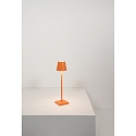 Zafferano Batteri bordlampe POLDINA MICRO IP65, orange d�mpbar