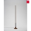Zafferano LED Luminaire PENCIL MODULO LUCE M, 98cm, IP65, with touch dimmer, Corten