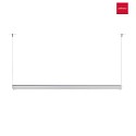 Zafferano LED Luminaire PENCIL MODULO LUCE L, 146cm, IP65, with touch dimmer, white