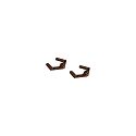 Tilbeh�r til PENCIL MODULO LUCE Fastholdelsesclips 1, s�t med 2, Corten