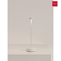 Zafferano battery table lamp SWAP IP65, white dimmable
