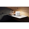 Zafferano Batteri bordlampe PUSH-UP TAVOLO PRO cylindrisk, justerbar, med diffuser IP54, hvid, lakeret d�mpbar