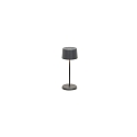 Batteri bordlampe OLIVIA MICRO IP65, m�rkegr� d�mpbar