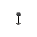 Batteri bordlampe OFELIA MICRO IP65, m�rkegr� d�mpbar