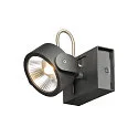 KALU LED 1 Væg- og Loftlampe, 60°, sort