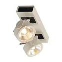 SLV KALU LED 2 Væg- og Loftlampe, 60°, hvid/sort