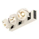 SLV KALU LED 3 Væg- og Loftlampe, 60°, hvid/sort