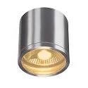 ROX CEILING OUT, QPAR11, Udendørs Loftlampe, alu børstet, maks. 50W, IP44