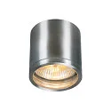 SLV ROX CEILING OUT, QPAR11, Udendørs Loftlampe, alu børstet, maks. 50W, IP44